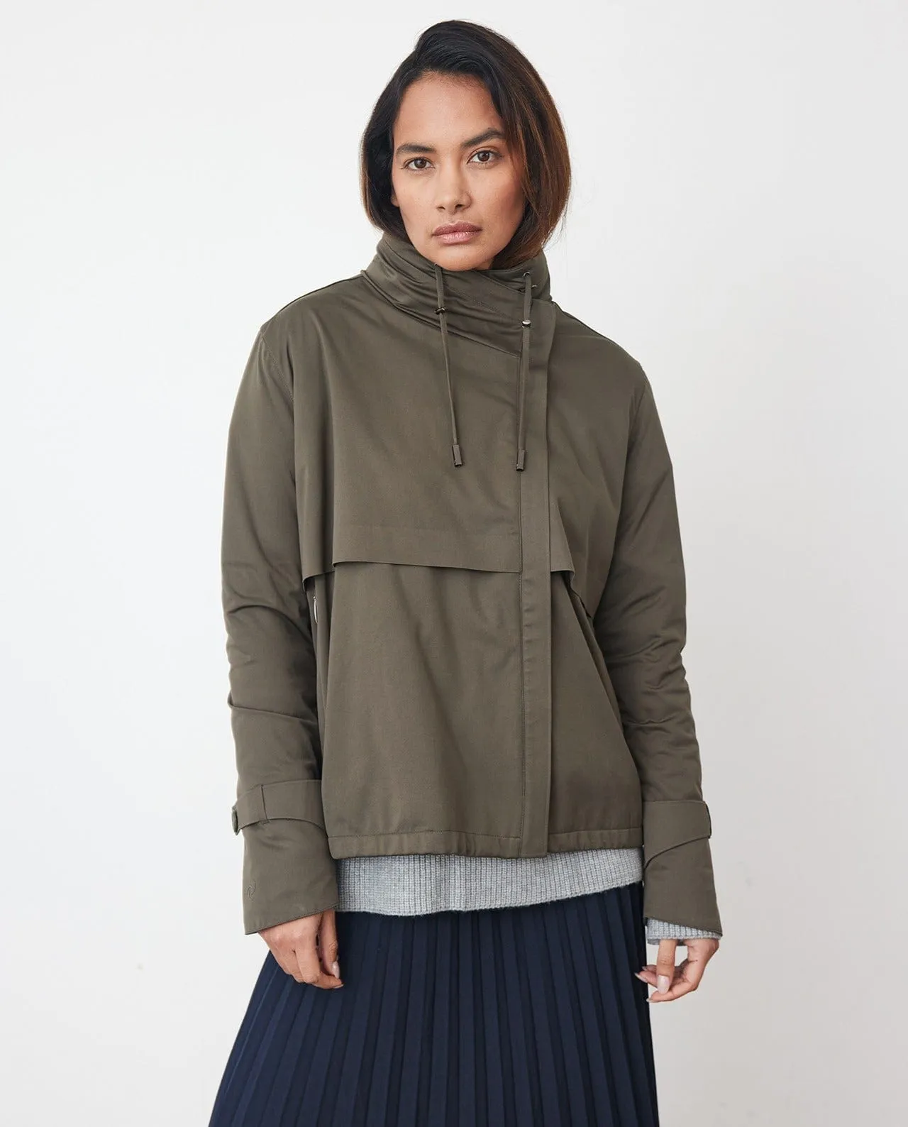 Waterproof City Walker Dark Jacket | Olive