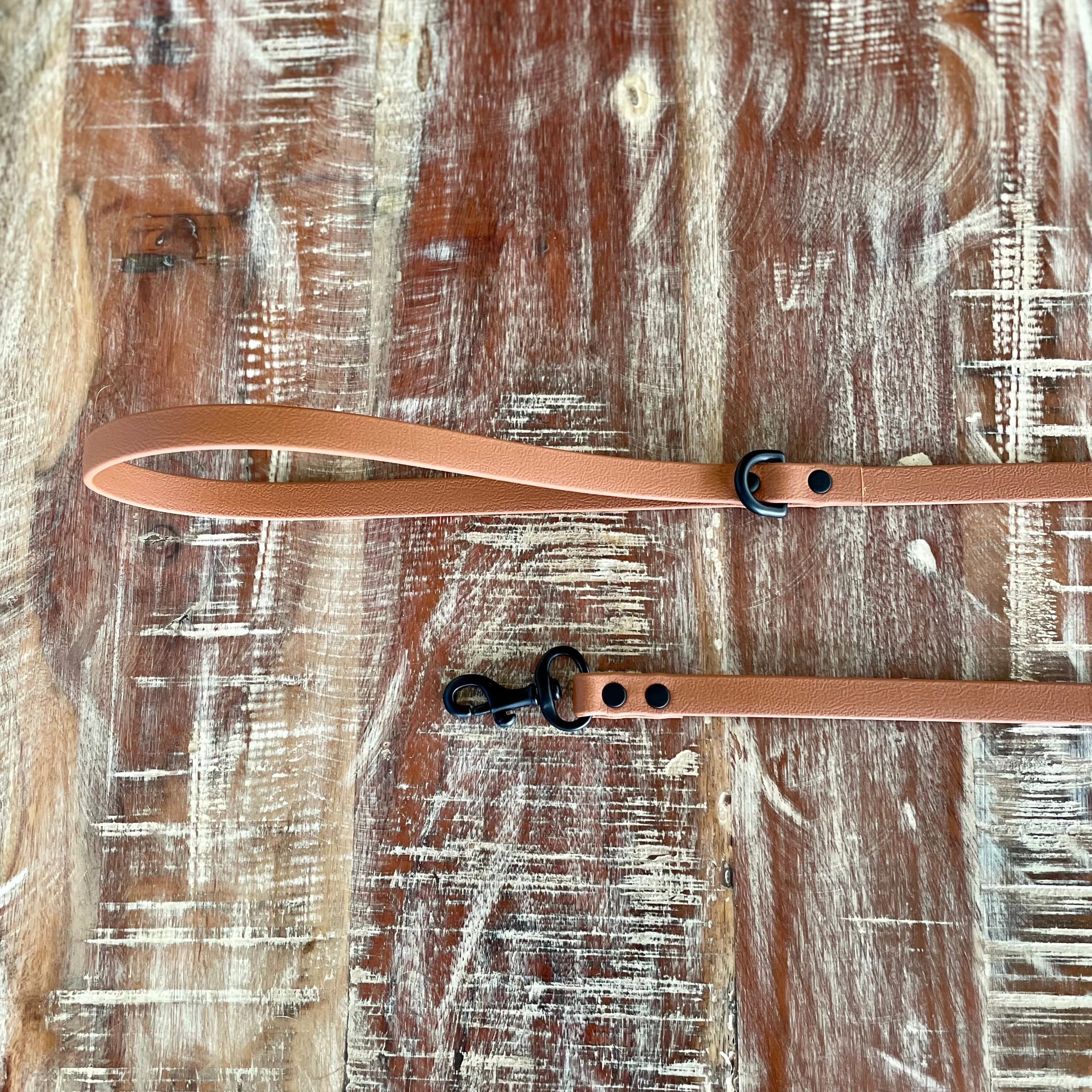 Waterproof Leash (Lightweight) : Mocha   Black
