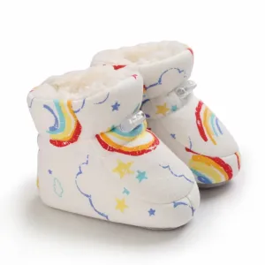 Winter Baby Boots - Rainbow