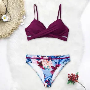 Women Sexy Thong Two Pieces Swimsuits