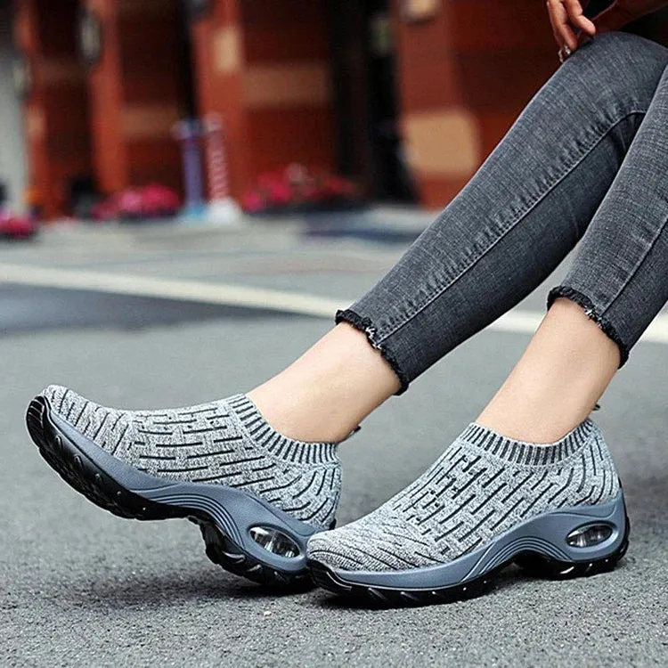 Women's Breathable Air Cushion Leisure Shock Sneakers