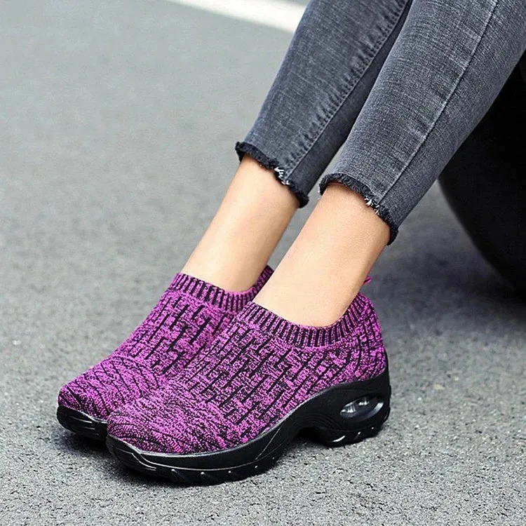 Women's Breathable Air Cushion Leisure Shock Sneakers