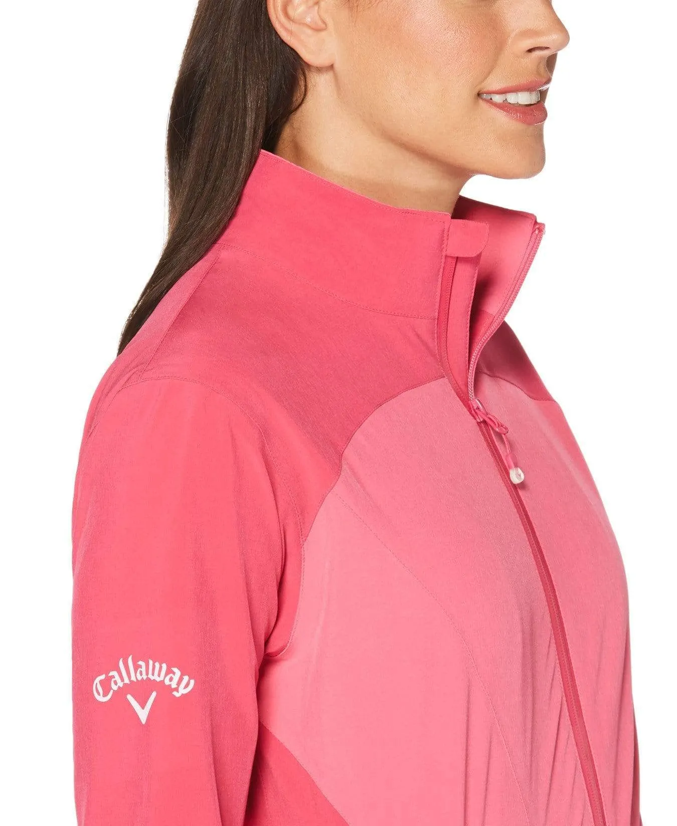 Womens Waterproof Tonal Panel Jacket
