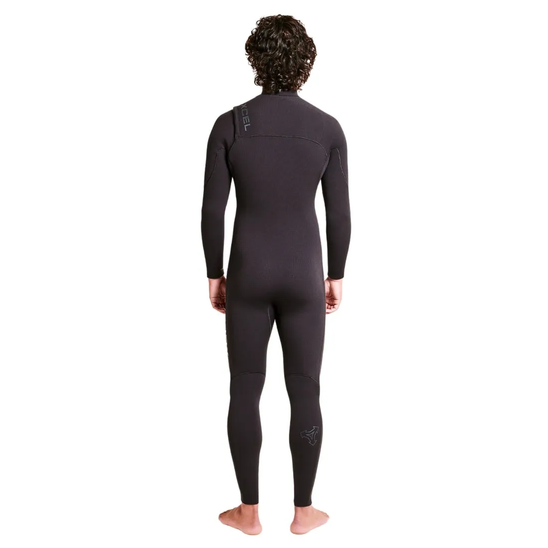 Xcel Mens 5/4mm Comp  Chest Zip Wetsuit - Black