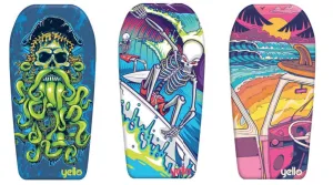 Yello 41" Eps Bodyboards - Pack of 3 Assorted Designs
